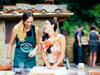 4 uur pizza en ijs kookles op een boerderij in Toscane Italië
