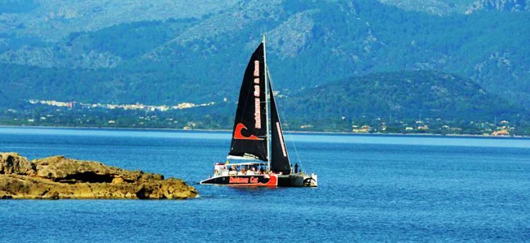 Halve dag catamarancruise met lunch en drankjes Mallorca