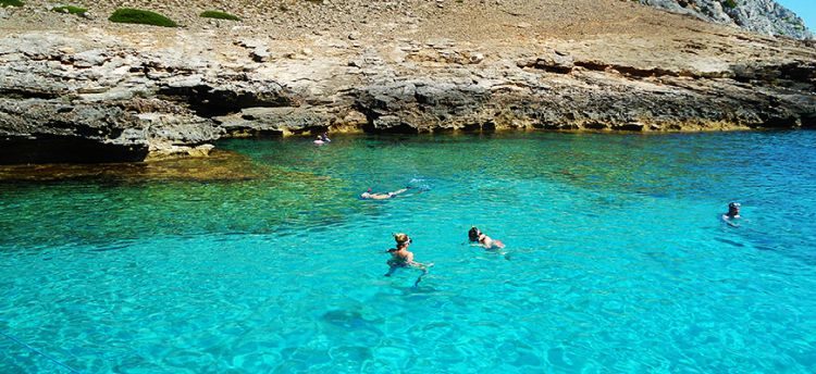 Halve dag catamarancruise met lunch en drankjes Mallorca