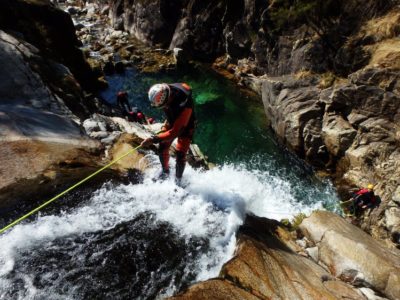 canyoning voor beginners Lissabon Portugal