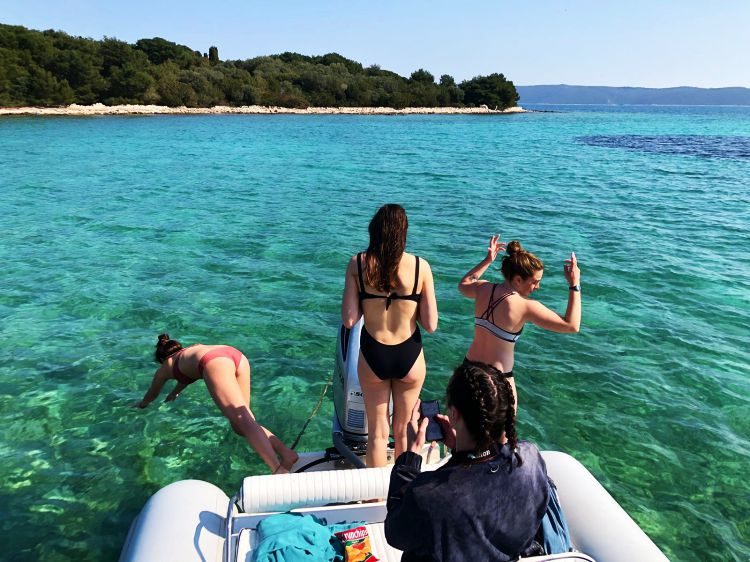 3 eilanden tour Blue Lagoon Split Kroatië