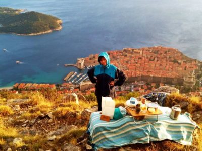 Sunset hike en picknick met gids Dubrovnik Kroatië