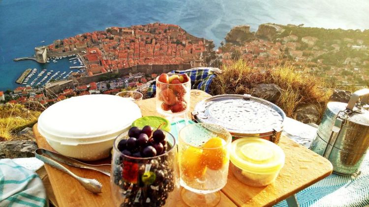 Sunset hike en picknick met gids Dubrovnik Kroatië