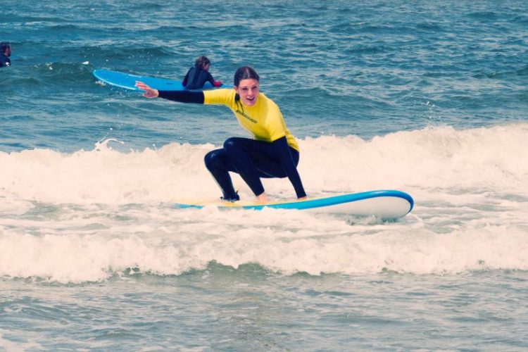 Beginner surfles Scheveningen