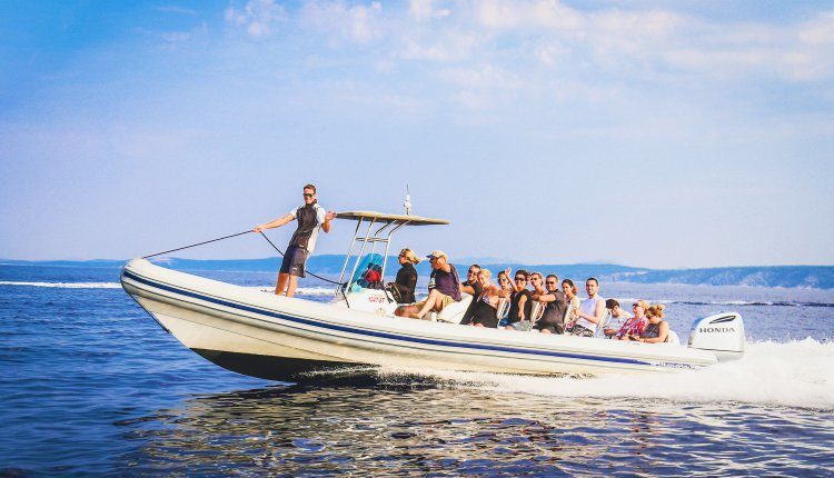 5 eilanden speedboottocht en Blue Cave Split Kroatië