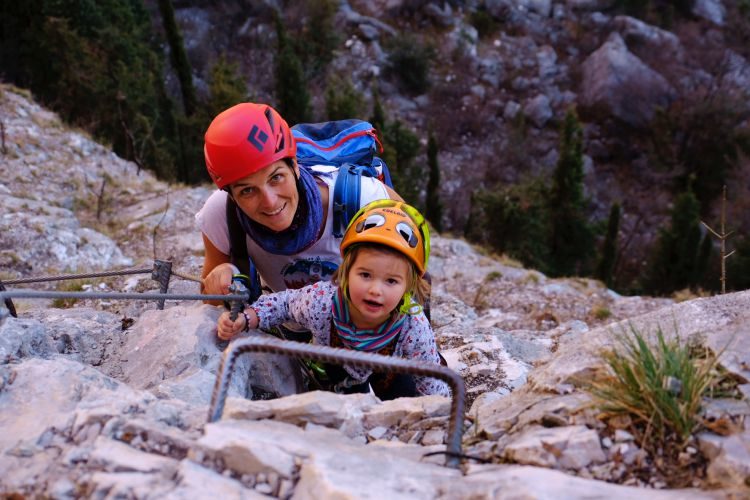 Via Ferrata Sentiero Colodri nabij Tremosine Garda Meer Italië - Basic