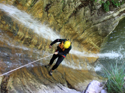 Canyoning in de Sylvensteinsee vanuit Lenggries Beieren