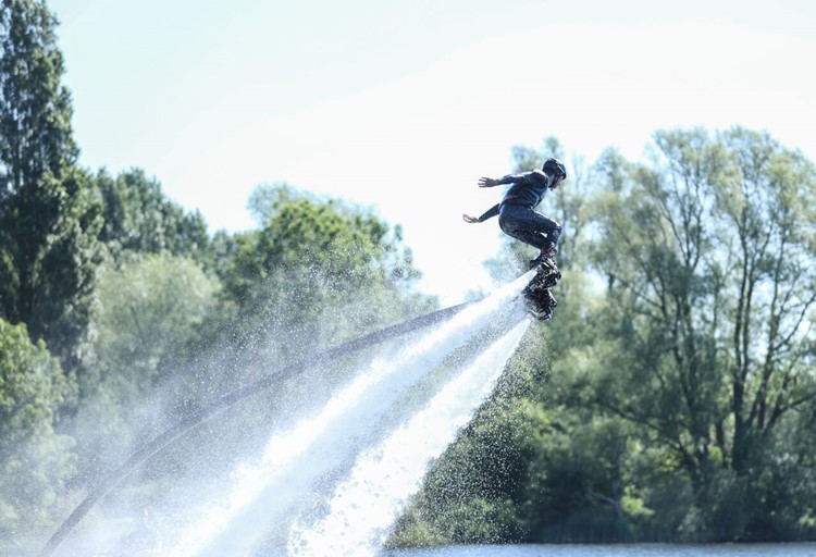 Flyboarden in Amsterdam