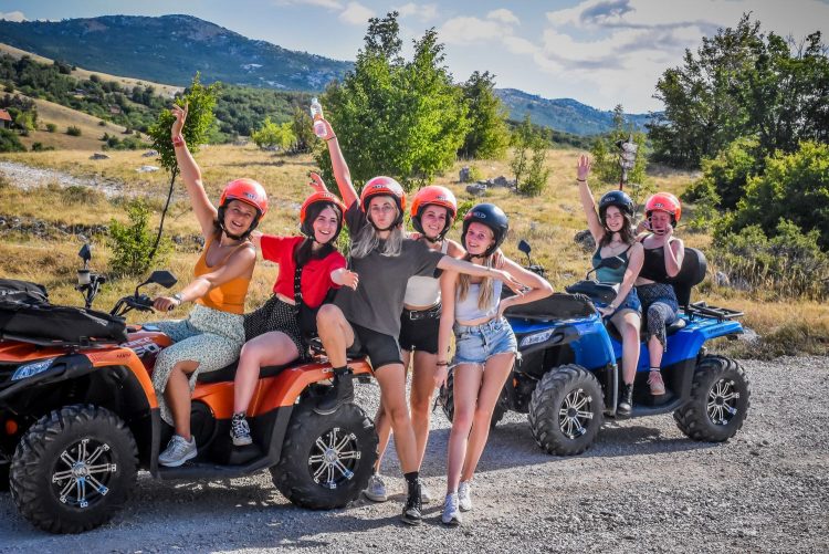 Quad rijden vanuit Split Kroatië - incl. picknick
