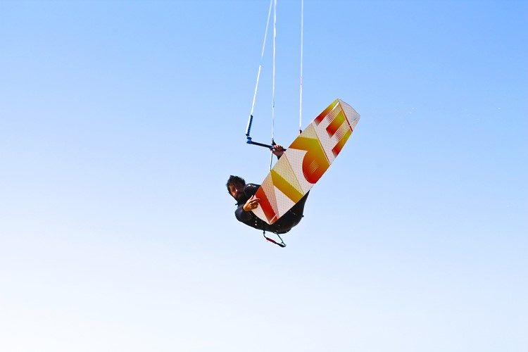 Kitesurfen Sesimbra nabij Lissabon Portugal