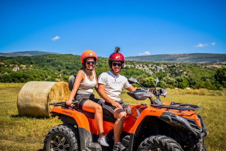 Quad rijden vanuit Split Kroatië - incl. picknick