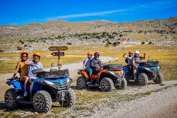 Quad rijden vanuit Split Kroatië - incl. picknick