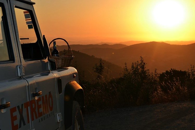 Zonsondergang Jeep Safari Algarve Portugal