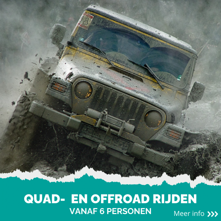 Quad en offroad rijden nabij Rotterdam