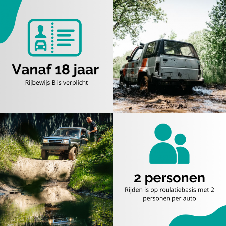 Offroad rijden Moordrecht nabij Rotterdam