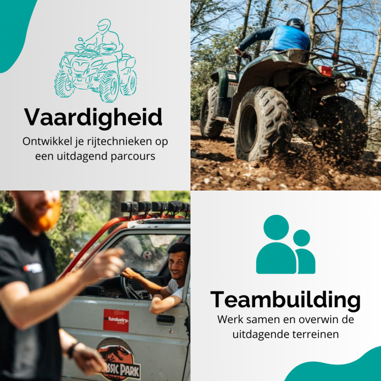 Quad en offroad rijden boeken nabij Rotterdam