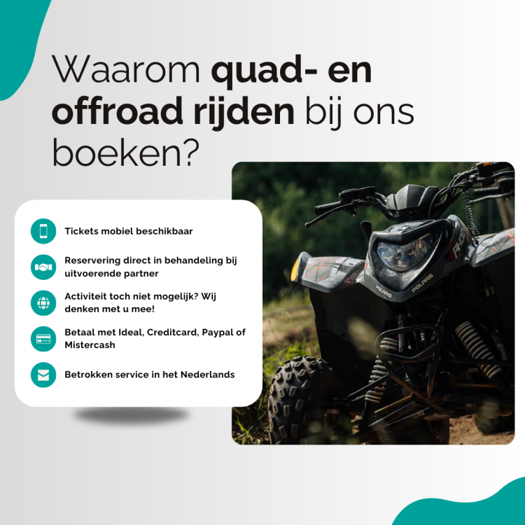 Quad en offroad rijden boeken Rotterdam