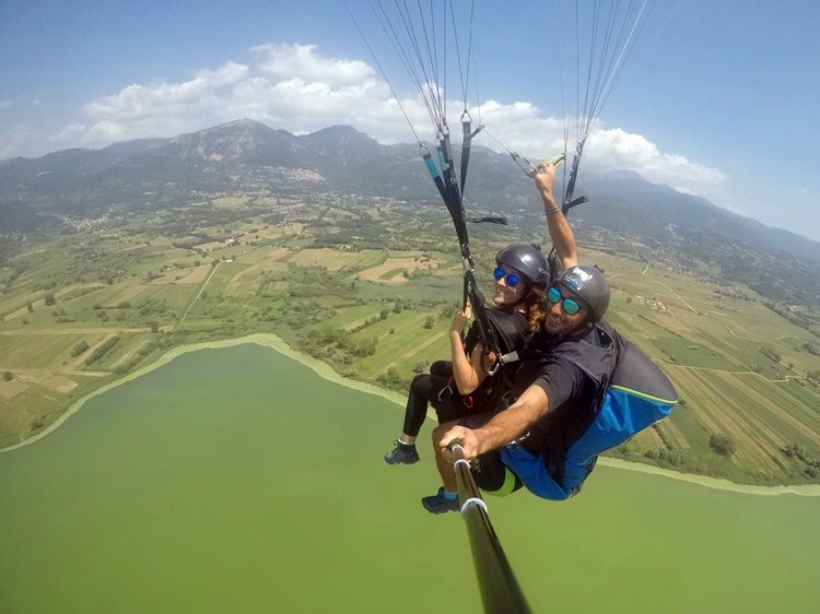 Paragliden tandemvlucht nabij Rome