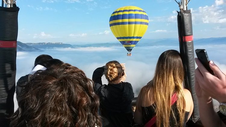 VIP luchtballonvaart nabij Barcelona