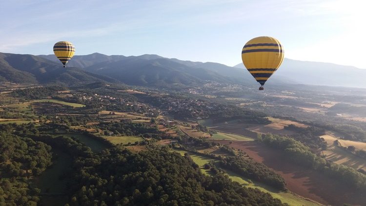 VIP luchtballonvaart nabij Barcelona