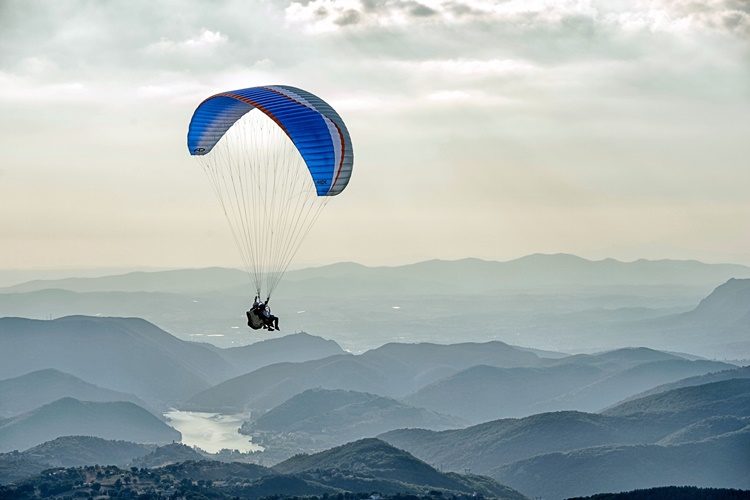 Paragliden tandemvlucht nabij Rome