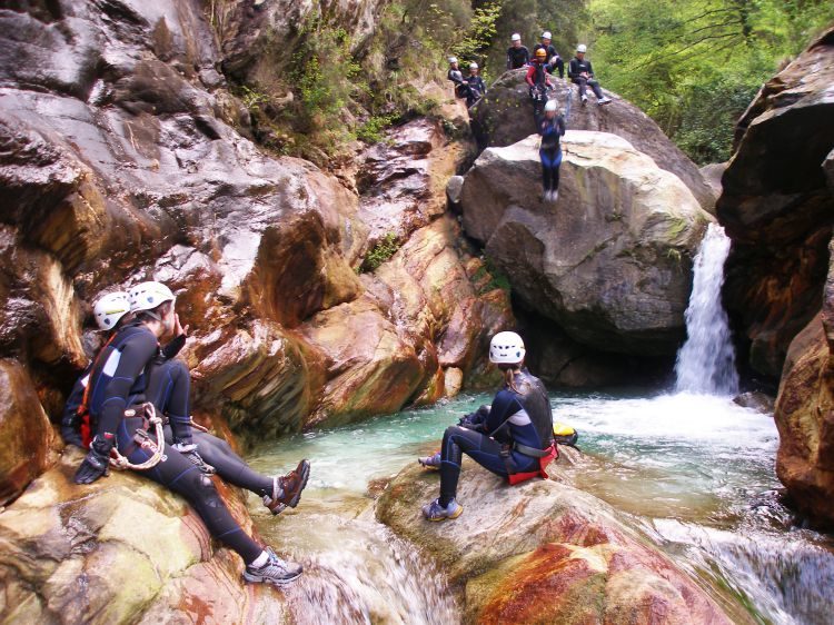canyoning Toscane Rio Selvano Italië