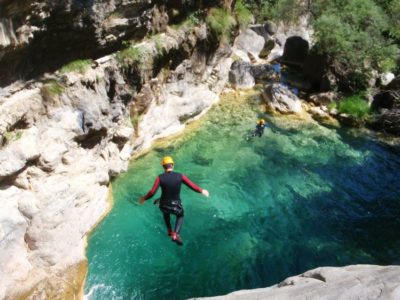 canyoning Toscane Rio Selvano Italië