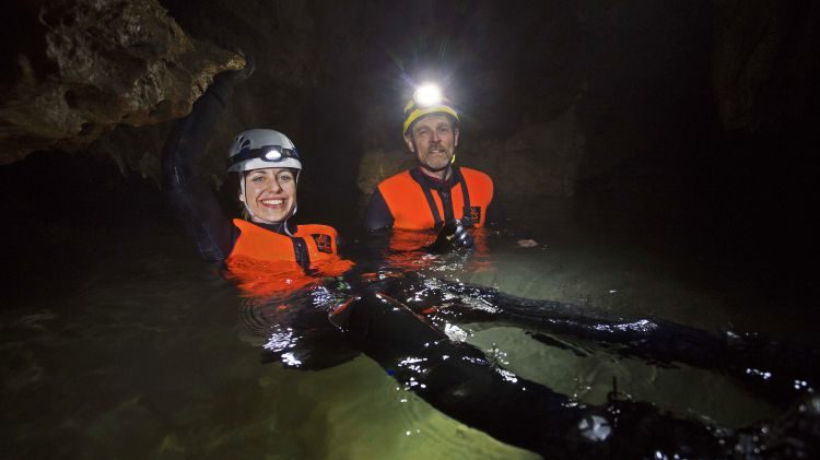 Speleology Gallicano Toscane Italië
