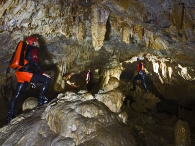 Speleology Gallicano Toscane Italië