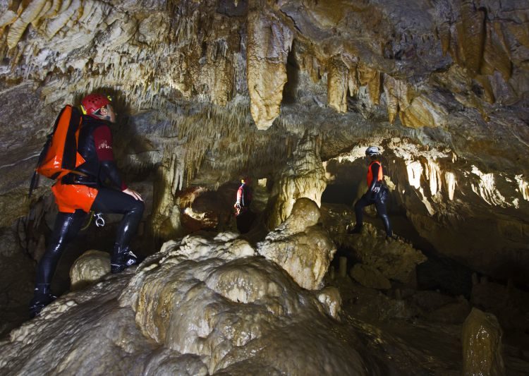 Speleology Gallicano Toscane Italië