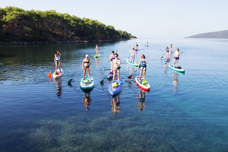 Suppen bij het eiland Molat vanuit Zadar Kroatië