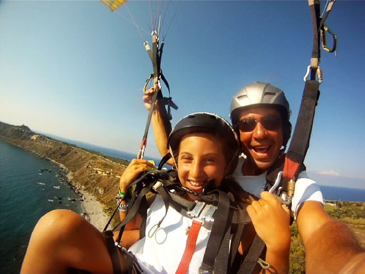 Tandemvlucht Paragliden Sicilië Italië