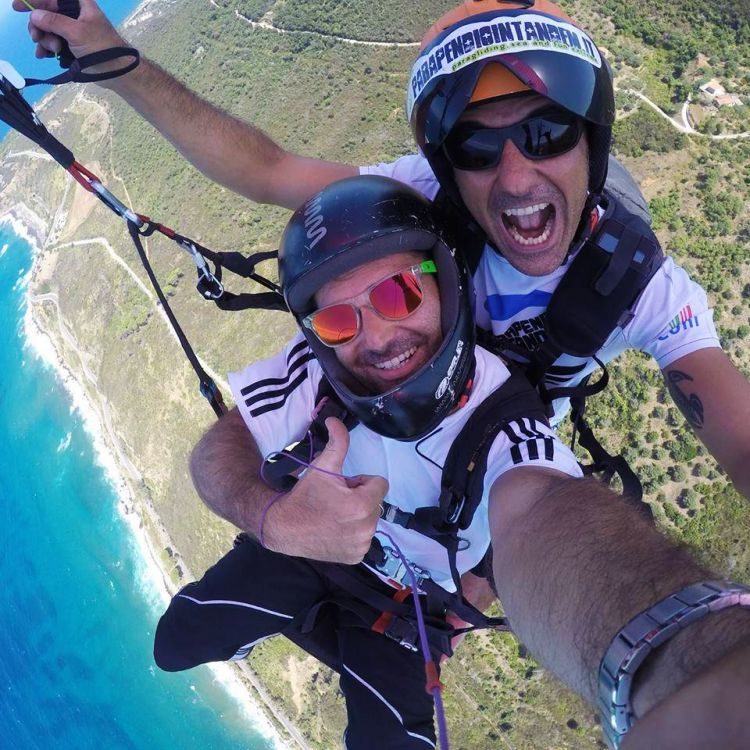Tandemvlucht Paragliden Sicilië Italië
