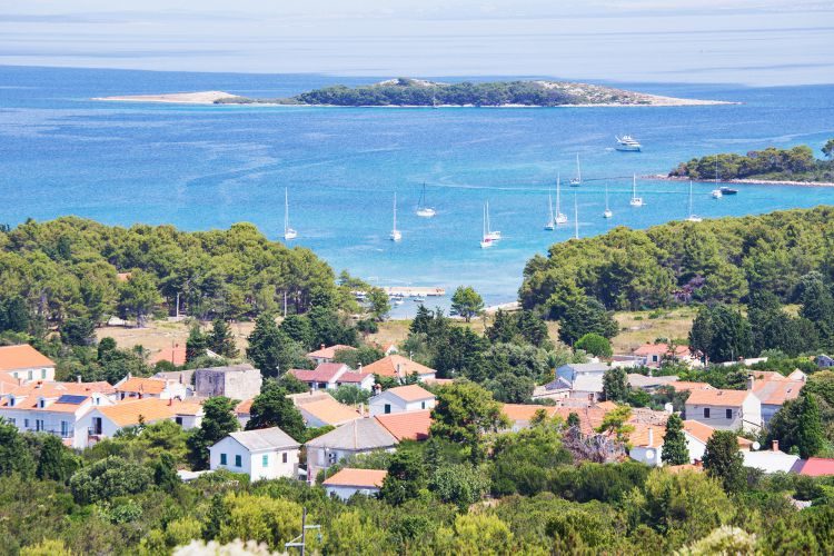 Zeekajakken 3 eilanden in de archipel van Zadar Kroatië