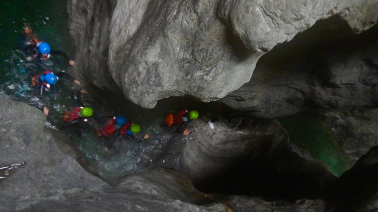 Canyoning Palvico - Passo d'Ámpola nabij Gardameer Italië
