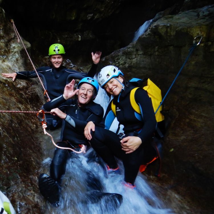 Canyoning Rio Nero Gardameer Italië
