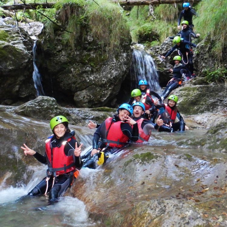 Canyoning Rio Nero Gardameer Italië