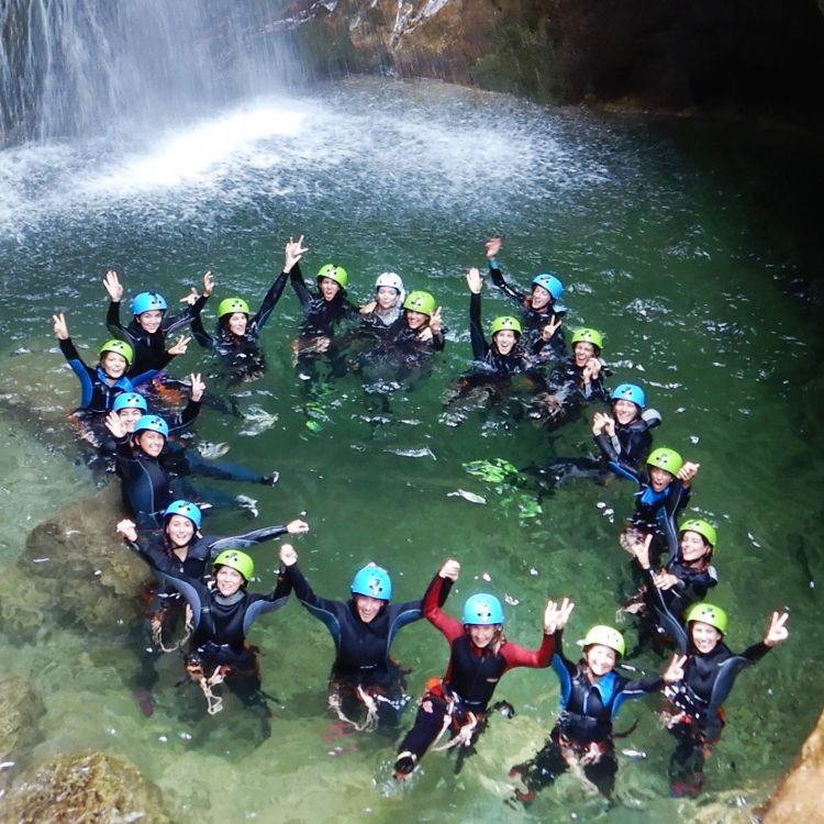 Canyoning Rio Nero Gardameer Italië