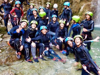 Canyoning Rio Nero Gardameer Italië