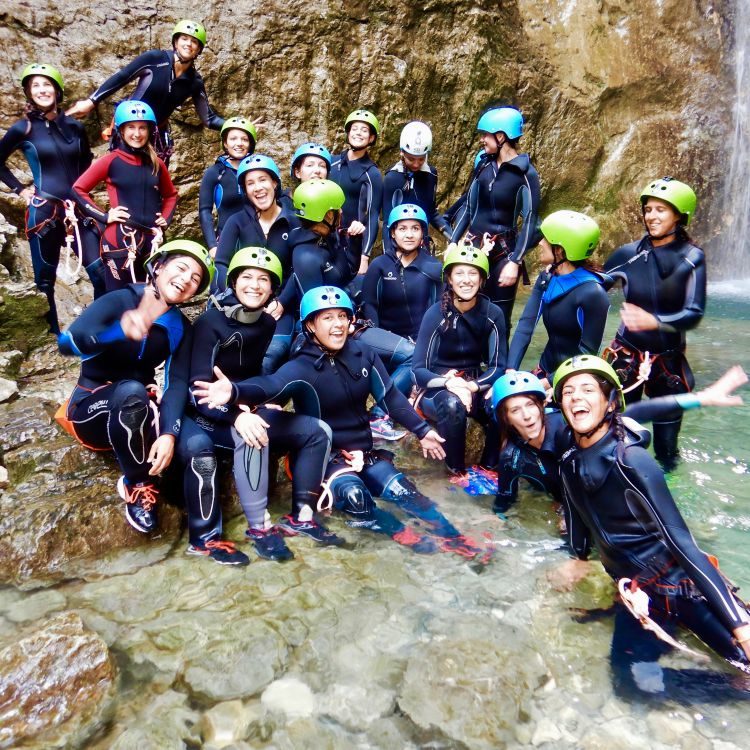 Canyoning Rio Nero Gardameer Italië