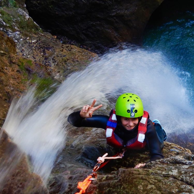 Canyoning Rio Nero Gardameer Italië