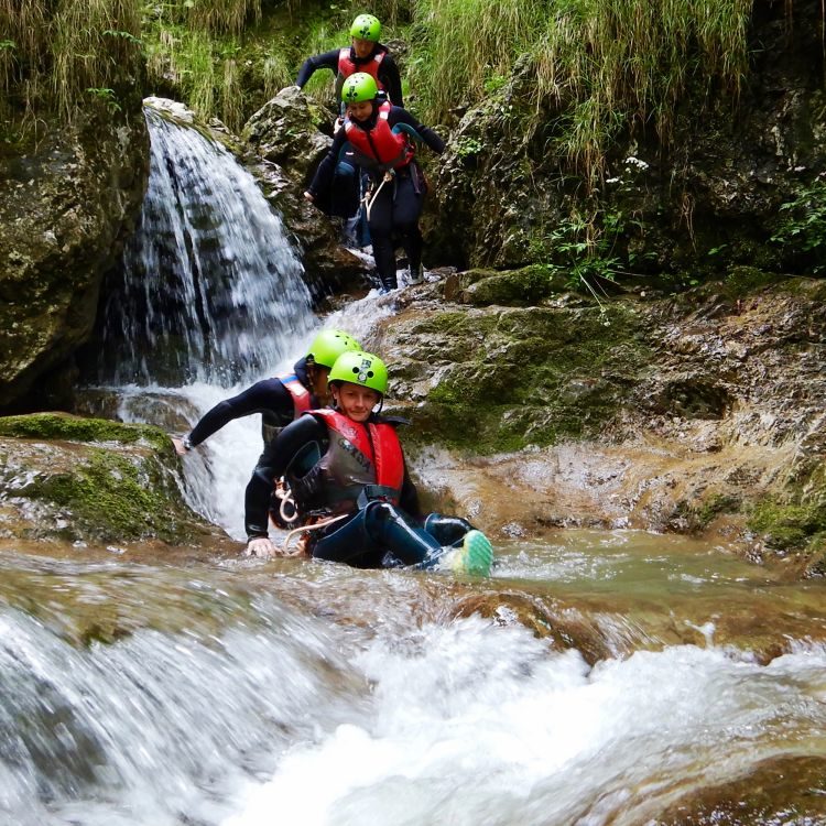 Canyoning Rio Nero Gardameer Italië