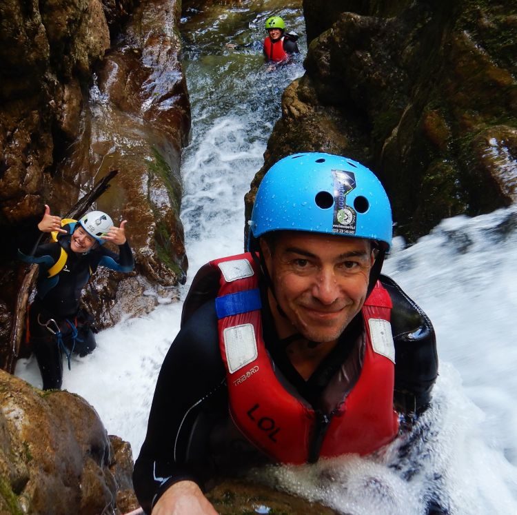 Canyoning Rio Nero Gardameer Italië