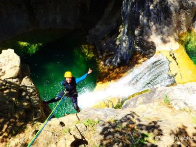 Canyoning nabij Ainsa Spanje