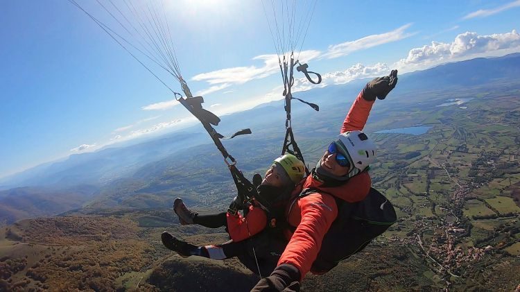 Paragliden tandemvlucht nabij Rome Italië