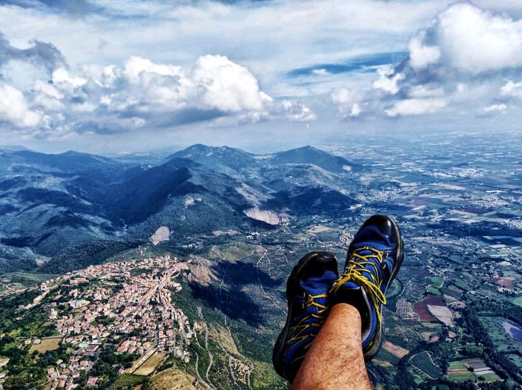 Paragliden tandemvlucht nabij Rome Italië