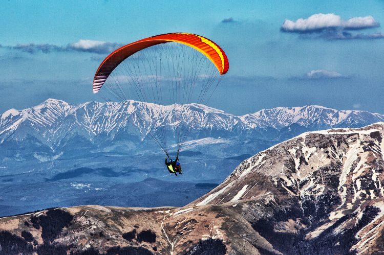 Paragliden tandemvlucht nabij Rome Italië