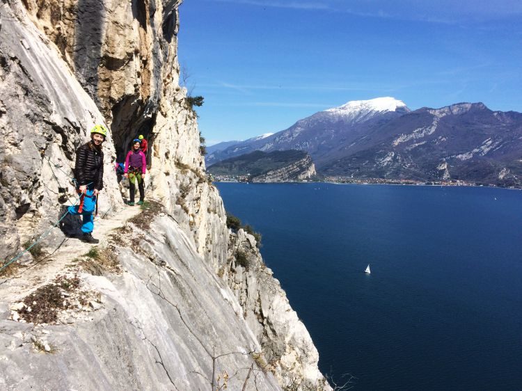 Via Ferrata Gardameer Italië - Lake Terrace Route