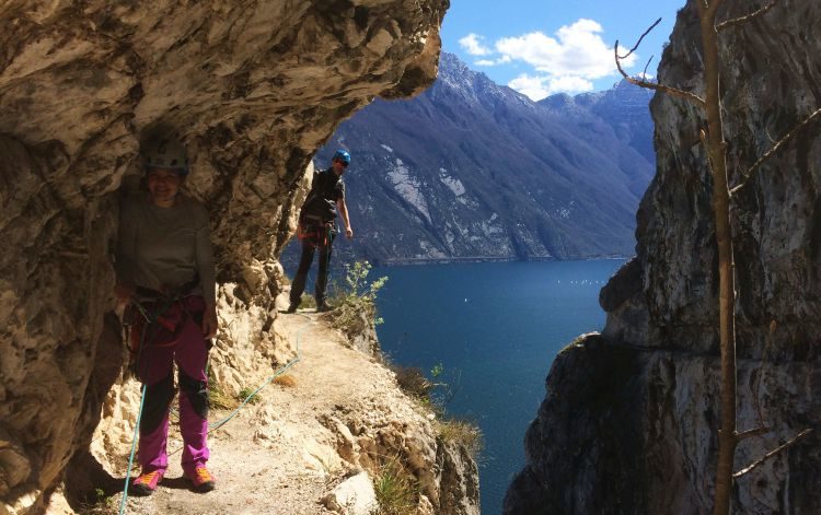 Via Ferrata Gardameer Italië - Lake Terrace Route