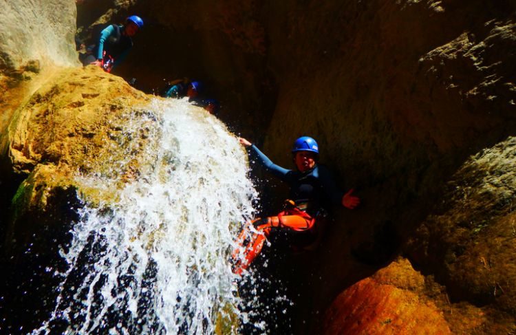 Canyoning Montanejos Spanje